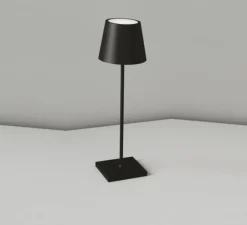 Baladeuse, Drink, noir, IP54, LED, dim, 3000K, 190 lm, Ø11cm, H38cm - Nedgis