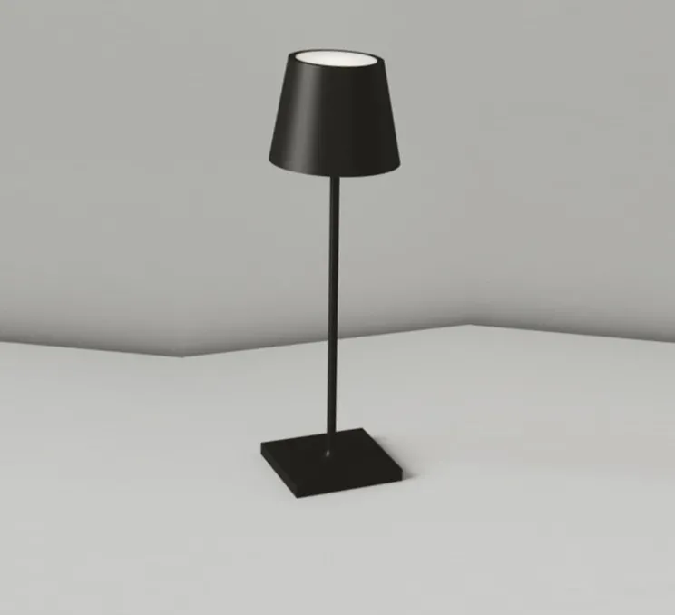 Baladeuse, Drink, noir, IP54, LED, dim, 3000K, 190 lm, Ø11cm, H38cm - Nedgis