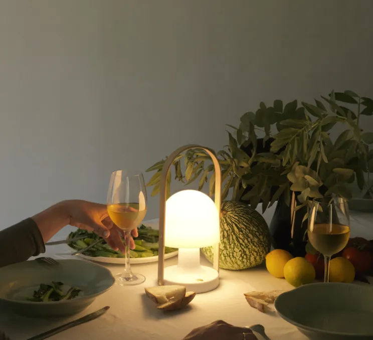 Baladeuse, Follow me, blanc, LED,2700K, 135lm Ø12,3cm, H28,8cm - Marset