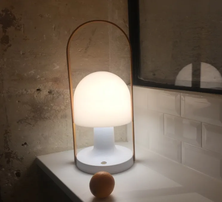 Baladeuse, Follow Me Plus, blanc, LED, 2700K, 290lm, dimmable, H44,3cm, Ø18,5cm - Marset