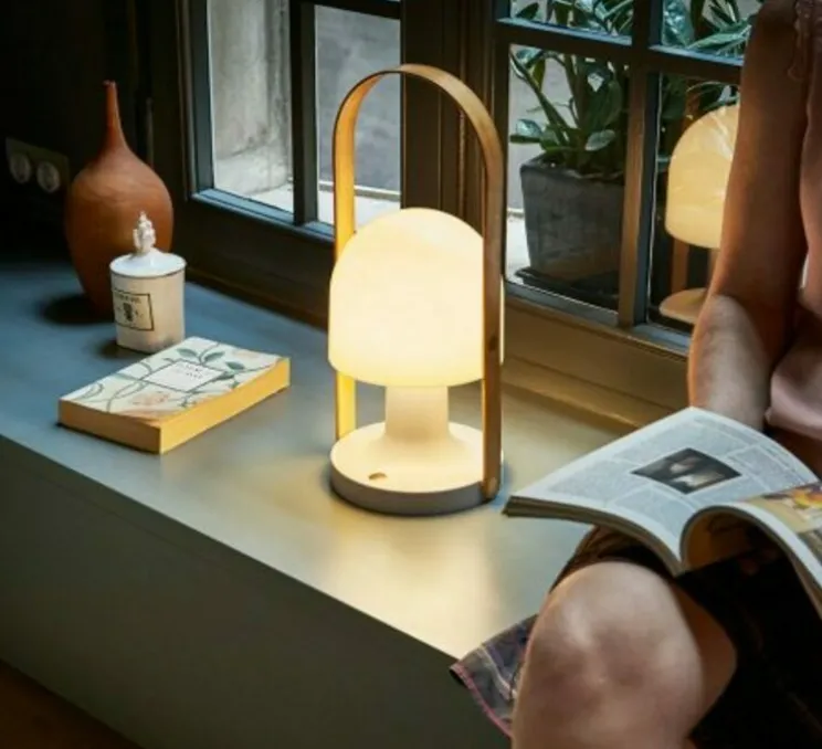 Baladeuse, Follow Me Plus, blanc, LED, 2700K, 290lm, dimmable, H44,3cm, Ø18,5cm - Marset