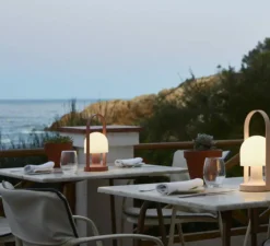 Baladeuse, Follow Me, terracotta, LED, 2700K, 135lm Ø12,3cm, H28,8cm - Marset