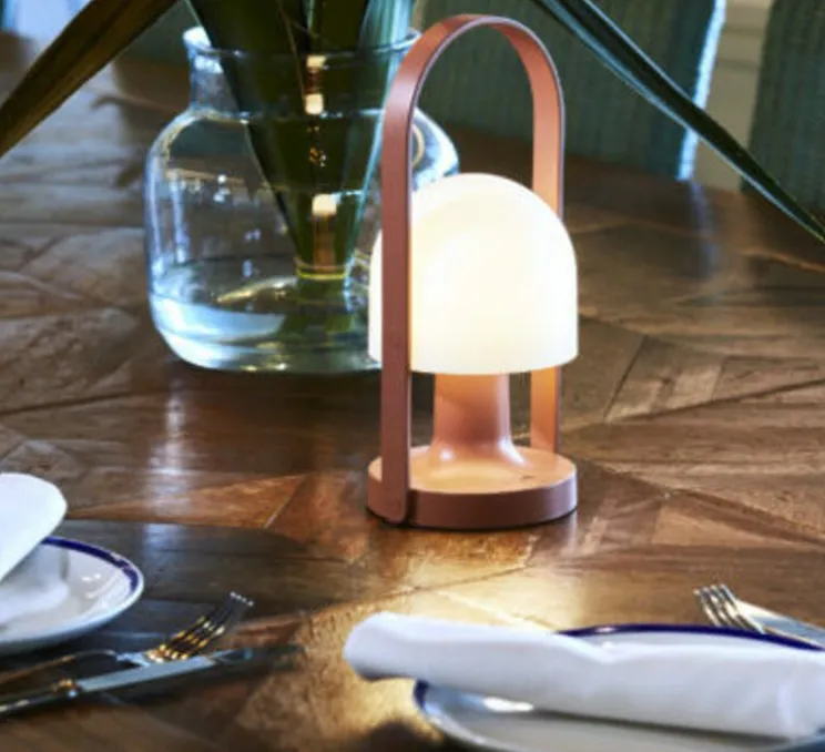 Baladeuse, Follow Me, terracotta, LED, 2700K, 135lm Ø12,3cm, H28,8cm - Marset