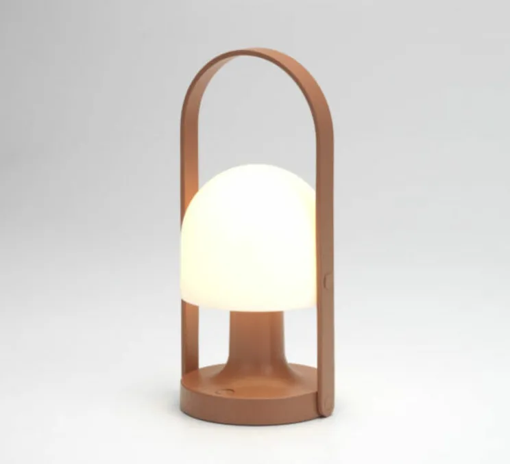 Baladeuse, Follow Me, terracotta, LED, 2700K, 135lm Ø12,3cm, H28,8cm - Marset