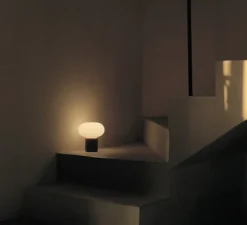 Baladeuse, Karl-Johan, Noir givré, IP67, LED, dim, 2700K, 160 lm, Ø16cm, H18cm - New Works