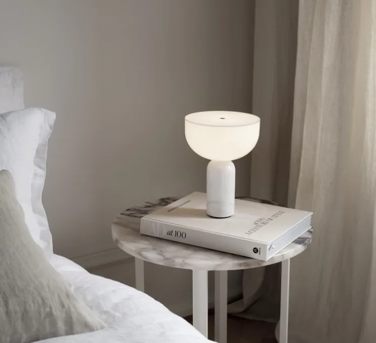 Baladeuse, Kizu, blanc, LED, dim, 2700K, lm, Ø18cm, H24cm - New Works