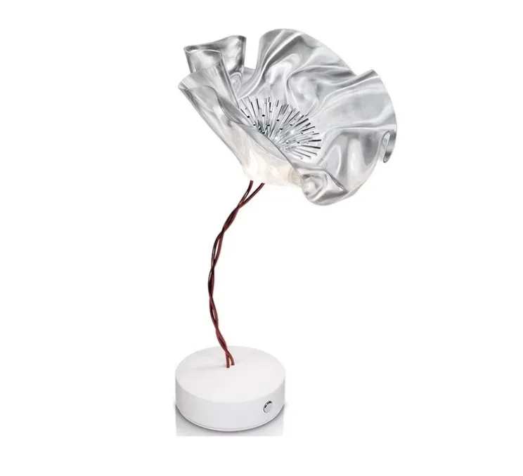 Baladeuse, La Fleur, blanc, LED, dim, 2700K, 150 lm, Ø15cm, H26cm - Slamp
