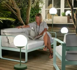 Baladeuse, Lampe à poser, d'extérieur H63 Mooon! , vert cactus, IP44, dim, 3000K-6000K, 500lm, Ø25cm, H63cm - Fermob