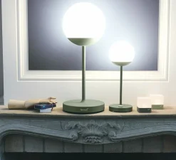 Baladeuse, Lampe à poser, d'extérieur H63 Mooon! , vert cactus, IP44, dim, 3000K-6000K, 500lm, Ø25cm, H63cm - Fermob