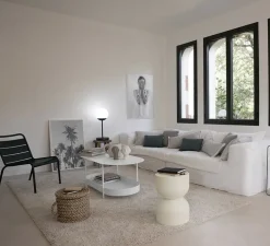 Baladeuse, Lampe à poser, d'extérieur H63 carbone, Mooon! IP44, dim, 3000K-6000K, 500lm, Ø25cm, H63cm - Fermob