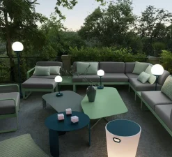 Baladeuse, Lampe à poser, d'extérieur, H63 bleu acapulco, Mooon! IP44, dim, 3000K-6000K, 500lm, Ø25cm, H63cm - Fermob