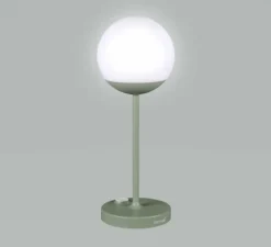 Baladeuse, Lampe H41 gris argile, Mooon! IP44, dim, 3000K-6000K, 150lm, Ø15cm, H41cm - Fermob