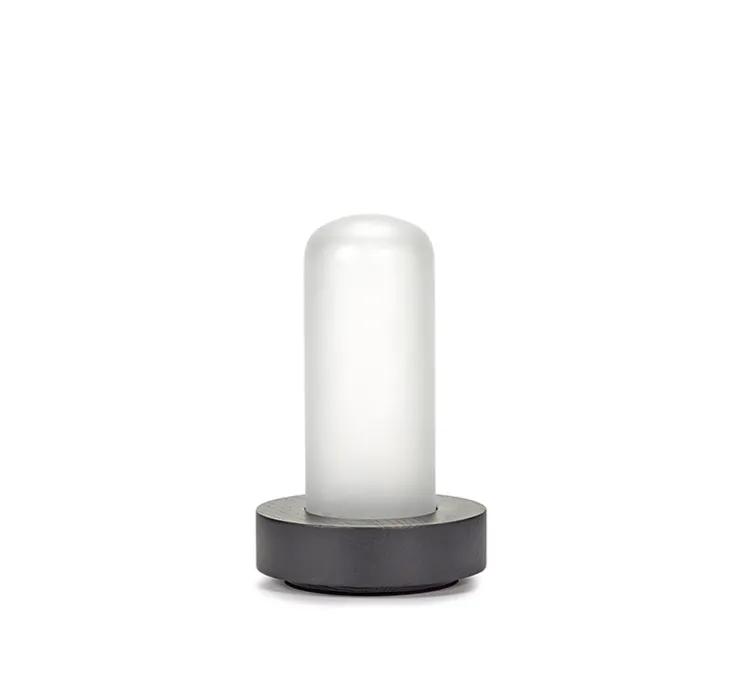 Baladeuse, Lex, blanc et noir, LED,Ø13cm, H21,1cm - Serax