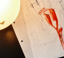 Baladeuse, Mayday, orange, Ø22cm, H53cm - Flos