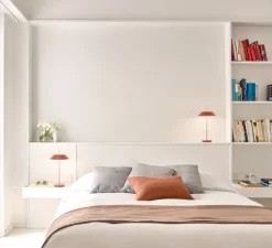 Baladeuse, Mayfair Mini, rouge terre, LED, dim, 2700k, 175 lm, IP20, Ø20cm, H38cm - Vibia