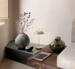 Baladeuse, Mayfair Mini, vert, LED, dim, 2700k, 175 lm, IP20, Ø20cm, H38cm - Vibia