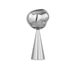 Baladeuse, Melt Portable, argent, IP44, LED, dim, 3000K, 100 lm, L13cm, H28cm - Tom Dixon