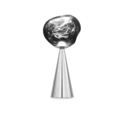 Baladeuse, Melt Portable, argent, IP44, LED, dim, 3000K, 100 lm, L13cm, H28cm - Tom Dixon