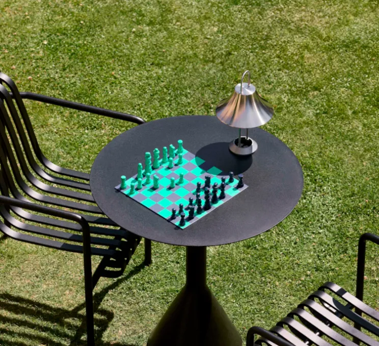 Baladeuse, Mousqueton, acier brossé, IP44, LED, dim, 2550K, 157 lm, Ø19,5cm, H30,5cm - HAY