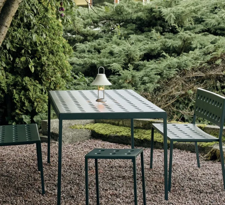 Baladeuse, Mousqueton, blanc perlé, IP44, LED, dim, 2550K, 157 lm, Ø19,5cm, H30,5cm - HAY