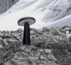 Baladeuse, Mush Mush, noir, LED, dim, 3000K, 120 lm, Ø14cm, H21,8cm - Nexel