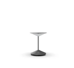 Baladeuse, Narciso, petit, gris, LED, dim, 3000K, Ø16cm, H20cm - Penta