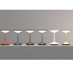 Baladeuse, Narciso, petit, gris, LED, dim, 3000K, Ø16cm, H20cm - Penta