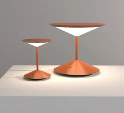 Baladeuse, Narciso, petit, orange, LED, dim, 3000K, Ø16cm, H20cm - Penta
