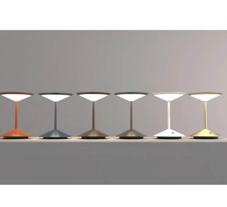 Baladeuse, Narciso, petit, orange, LED, dim, 3000K, Ø16cm, H20cm - Penta