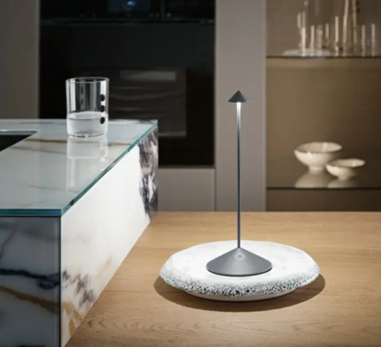 Baladeuse, Pina, Noir, IP54, LED, dim, 2200-2700-3000K, 245 lm, Ø10,5cm, H29cm - Zafferano