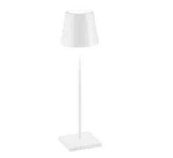 Baladeuse, Poldina, Blanc, IP65, LED, dim, 2200-3000K, 256 lm, Ø11cm, H38cm - Zafferano