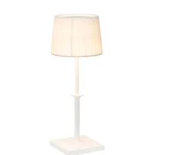 Baladeuse, Poldina Classic, blanc, LED, dim, 2200-3000K, 205 - 225 lm, Ø12,2cm, H32cm - Zafferano