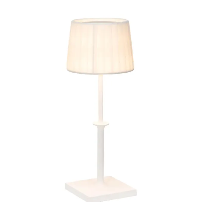 Baladeuse, Poldina Classic, blanc, LED, dim, 2200-3000K, 205 - 225 lm, Ø12,2cm, H32cm - Zafferano