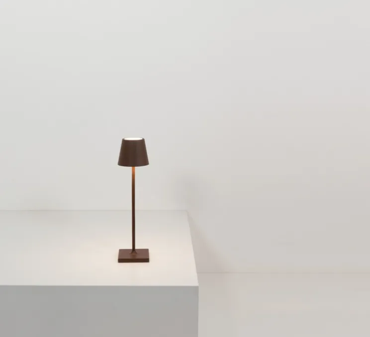 Baladeuse, Poldina Micro, cuivre, IP65, LED, dim, 2200-3000K, 195 lm, Ø7cm, H27,5cm - Zafferano