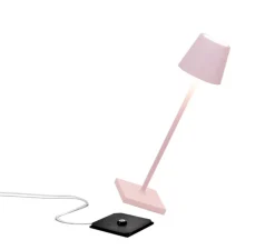 Baladeuse, Poldina Micro, rose, IP65, LED, dim, 2200-3000K, 195 lm, Ø7cm, H27,5cm - Zafferano