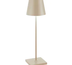 Baladeuse, Poldina, sable, IP65, LED, dim, 2200-3000K, 256 lm, Ø11cm, H38cm - Zafferano