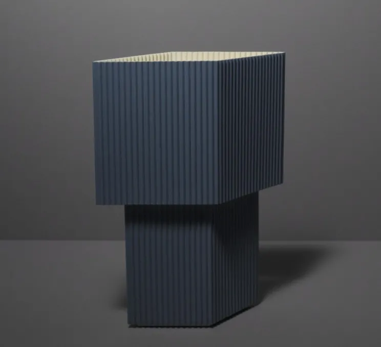 Baladeuse, Romb Mini, bleu, IP44, L8cm, H19cm - Pholc