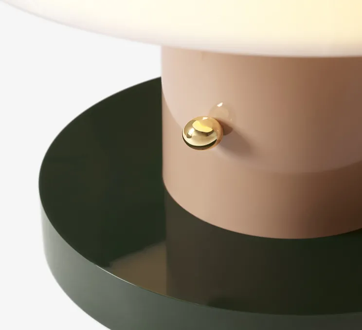 Baladeuse, Setago JH27, naturel, vert forêt, IP43, Ø23cm, H22cm - Andtradition