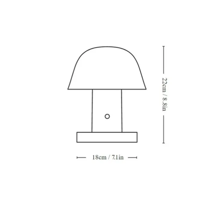 Baladeuse, Setago JH27, naturel, vert forêt, IP43, Ø23cm, H22cm - Andtradition