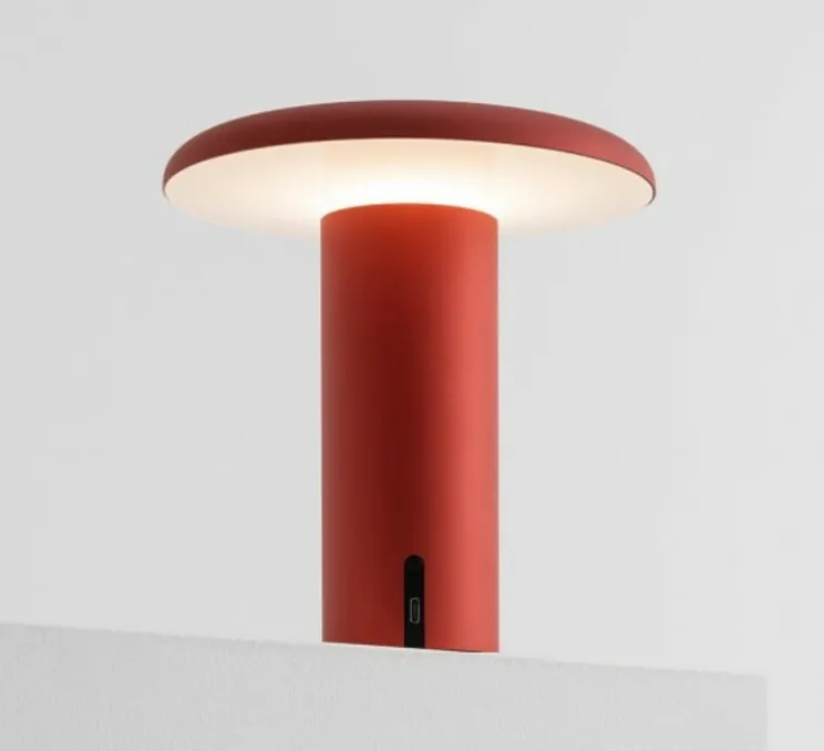 Baladeuse, Takku, rouge, LED, dim, 3000K, 145 lm, Ø18cm, H19cm - Artemide