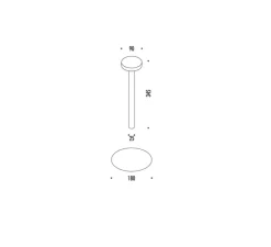Baladeuse, TeTaTeT, blanc mat, LED, 3000K, 178lm, 12H, Ø9cm, H34,5cm - Davide Groppi
