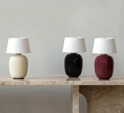 Baladeuse, Torso, rubis, LED, dim, 2700K, 150lm, Ø11,7cm, H19,6cm - Audo Copenhagen