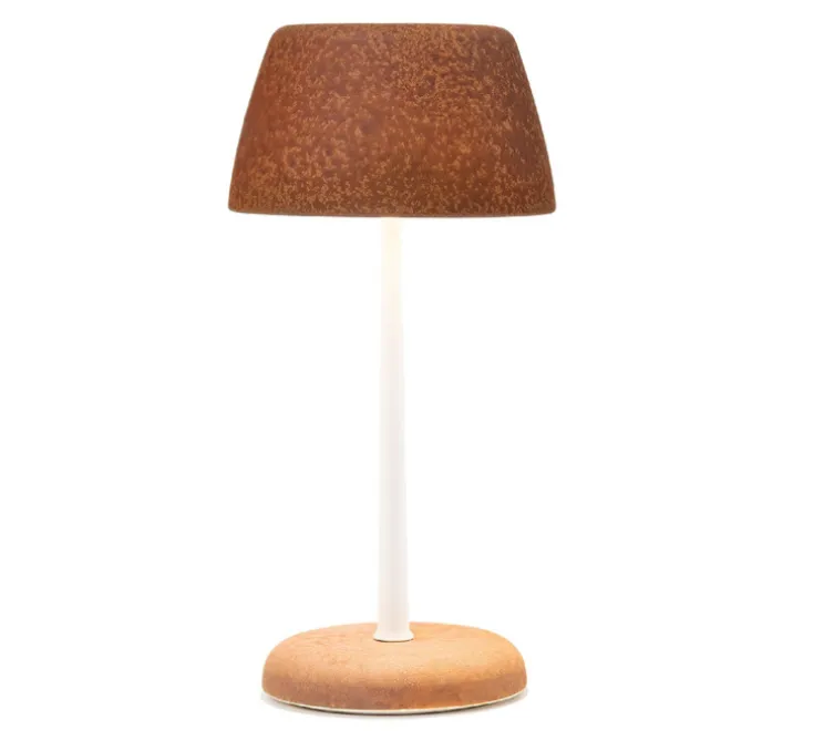 Baladeuse, Trilli Wi-Fi, blanc & rouille, IP65, LED, dim, 2200-4000K, 300 - 359 lm, Ø16,2cm, H33,2cm - Zafferano
