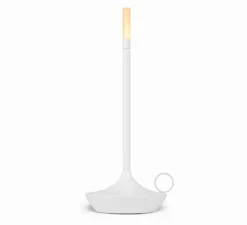 Baladeuse, Wick, blanc, LED, dim, 2600K, Ø12cm, H26cm - Graypants