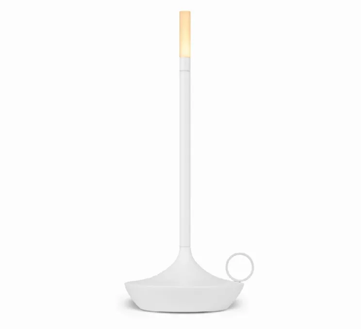Baladeuse, Wick, blanc, LED, dim, 2600K, Ø12cm, H26cm - Graypants