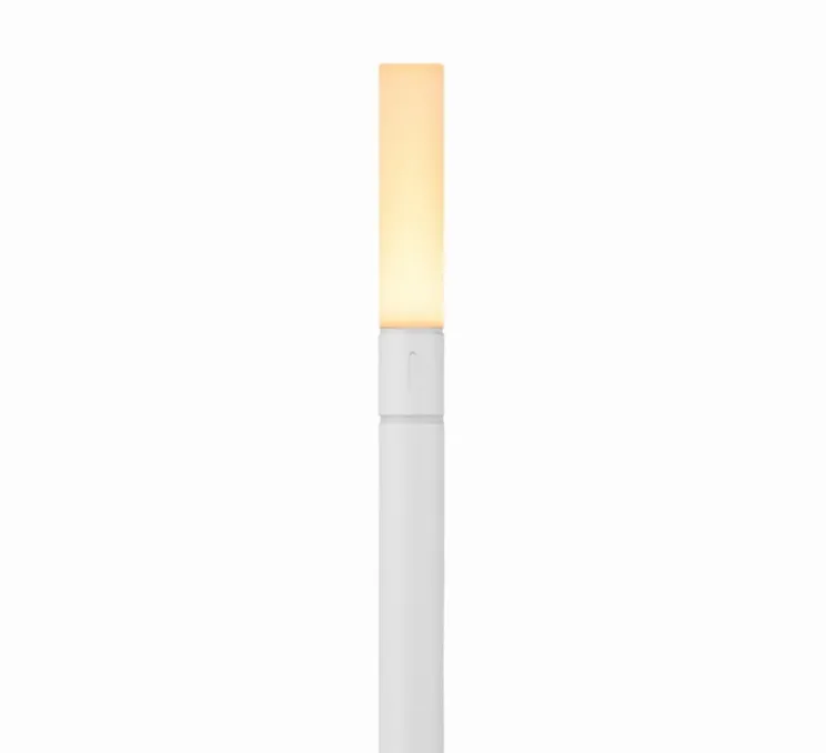 Baladeuse, Wick, blanc, LED, dim, 2600K, Ø12cm, H26cm - Graypants
