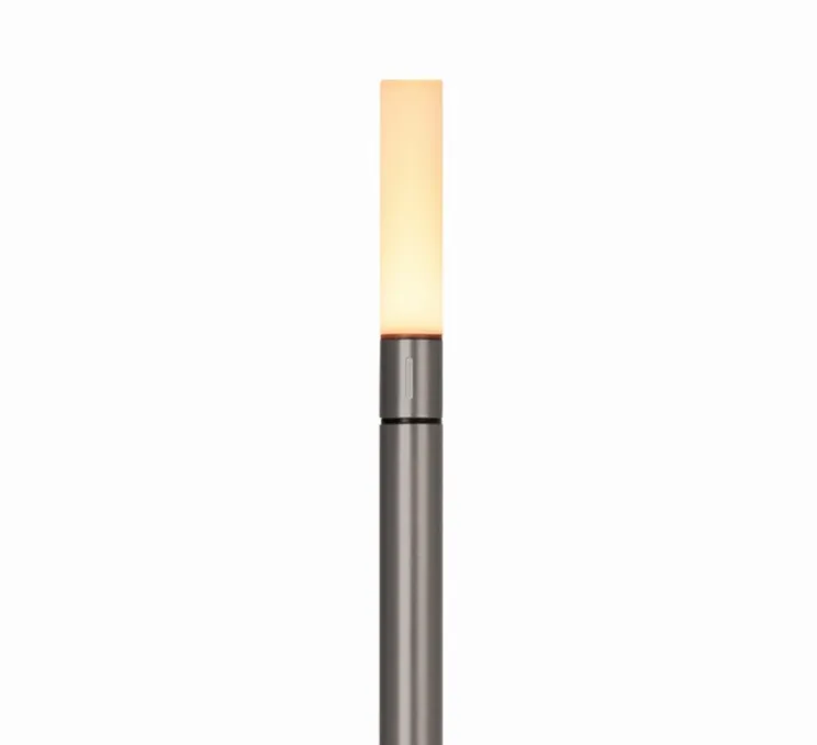Baladeuse, Wick, Graphite, LED, dim, 2600K, Ø12cm, H26cm - Graypants