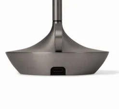 Baladeuse, Wick, Graphite, LED, dim, 2600K, Ø12cm, H26cm - Graypants