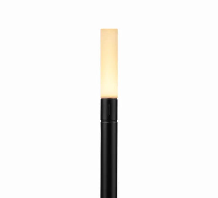 Baladeuse, Wick S, noir, IP44, LED, dim, 2600K, 35 lm, Ø12cm, H16,5cm - Graypants
