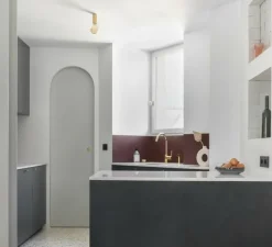 Base pour applique murale S14d, tube, noir, L7cm, H4cm, l4.6cm - Zangra